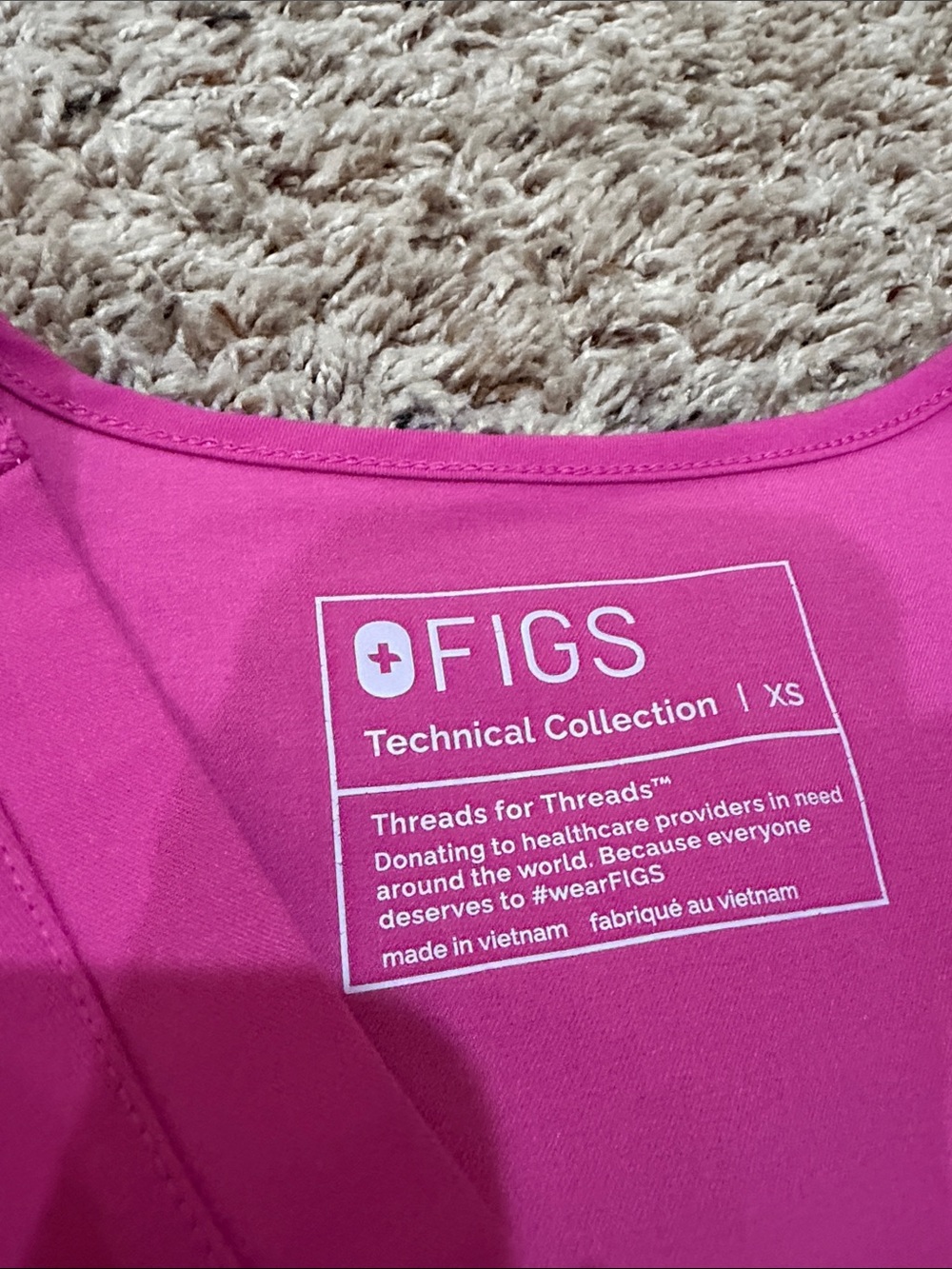Figs Set- ELECTRIC ORCHID- XS Catarina Top/XXS Yola Bottoms - Picture 3 of 8